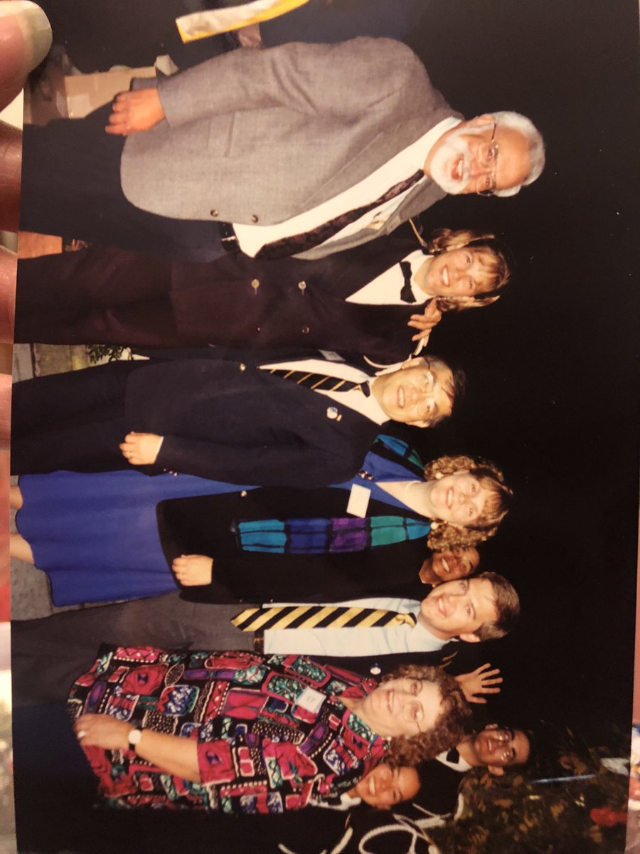 JennieCal's tweet photo. @CalBearsHistory @Cal I recently found more photos of Chancellor Tien and I! These were taken after the @CalBand Spring Mudical Revue, 1993. https://t.co/kbI7xuJFWt