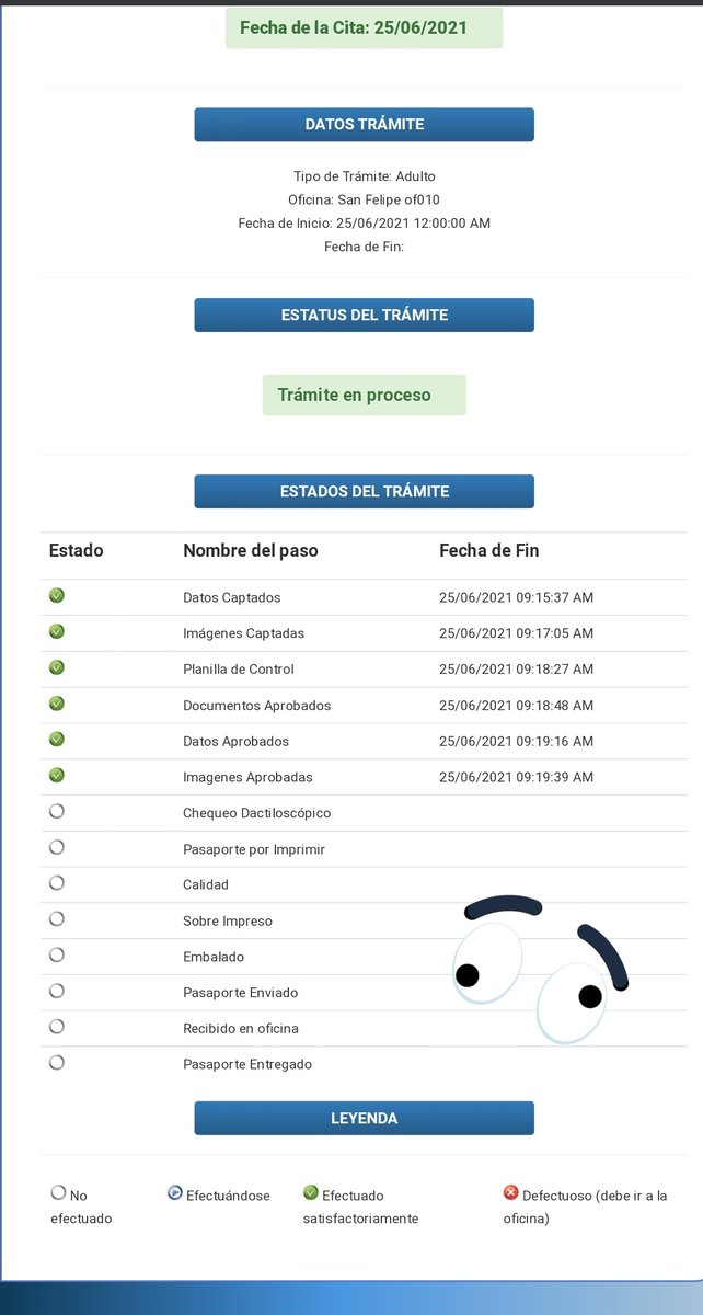 K05Carlos's tweet photo. #Saime @mccoam pasó otra semana más y no pasó de aquí..asistí a la oficina #saimeyaracuy y el funcionario solo me dice que han hecho reclamo a #saimecaracas,,ya #pasaportes del mismo día de cita fueron entregados..con mucha Fé en que todo saldrá bien🙏🏻 queda esperar,creo! https://t.co/nSPdL3gNVn