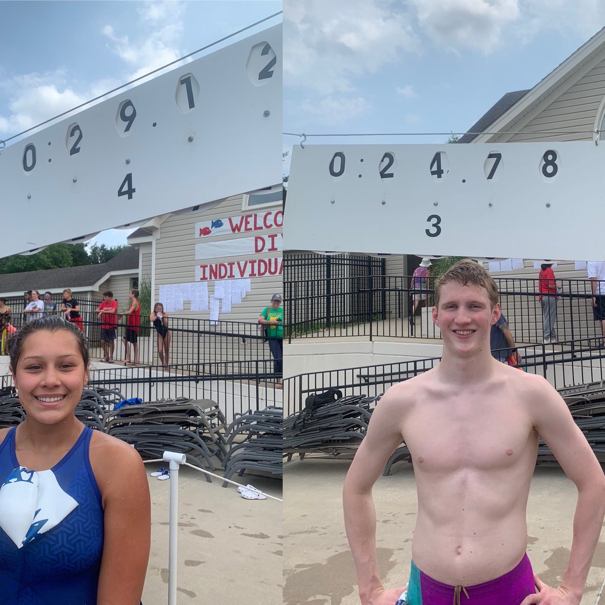 WoodleyPool's tweet photo. Great job Angela Witt Leiva 13/14 freestyle record and Eliot Frankovich on the 15-18 boys freestyle record. @swimNVSL @WoodleyPool https://t.co/jdjR26Km4s