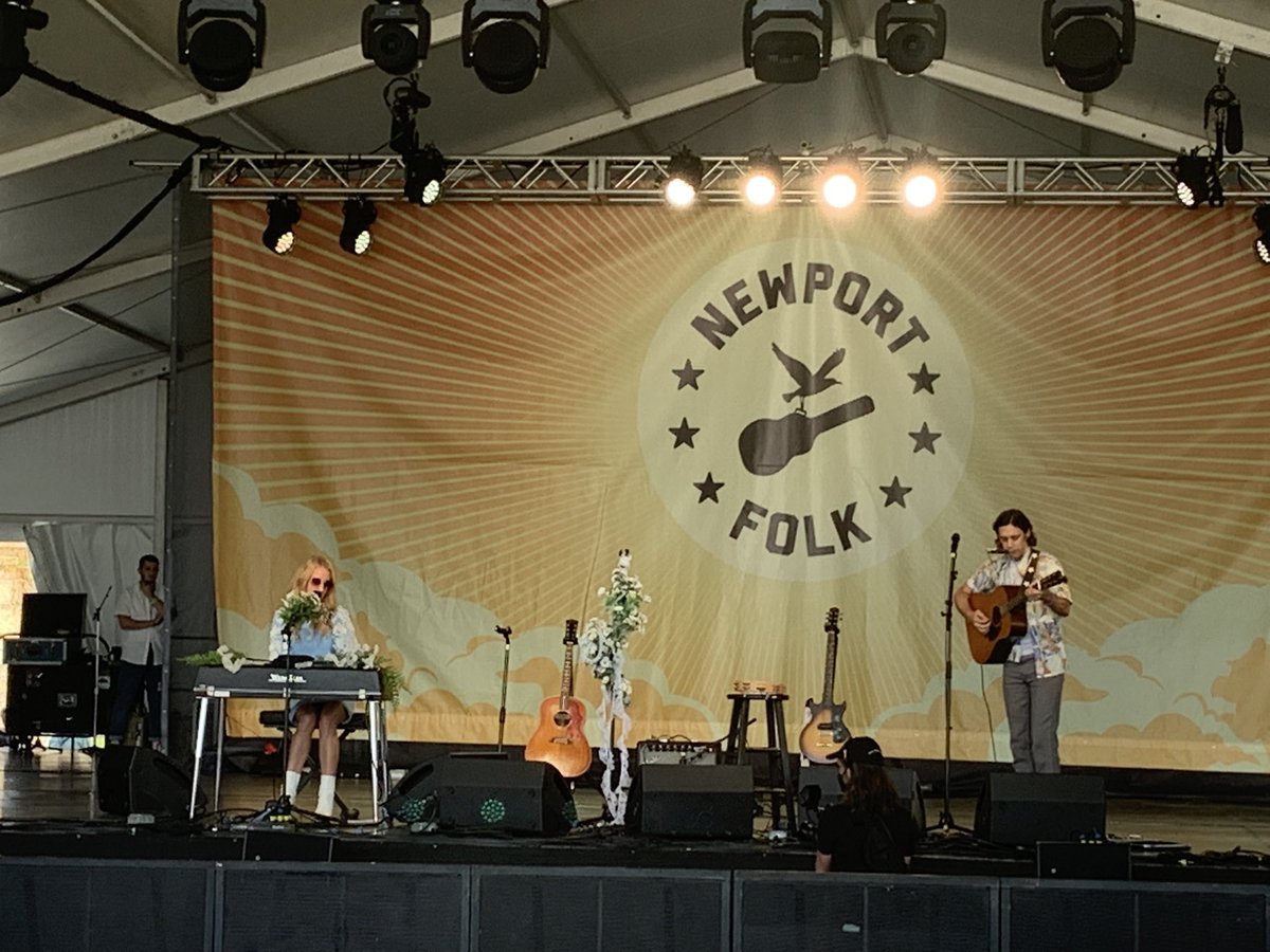 allmojo's tweet photo. @MissMargoPrice steals the second day of @Newportfolkfest with a brilliant set of new songs w/@JeremyBlainIvey, especially “Somebody Else’s Problem” #SongwritingGenius https://t.co/Ab6SbtZtfD