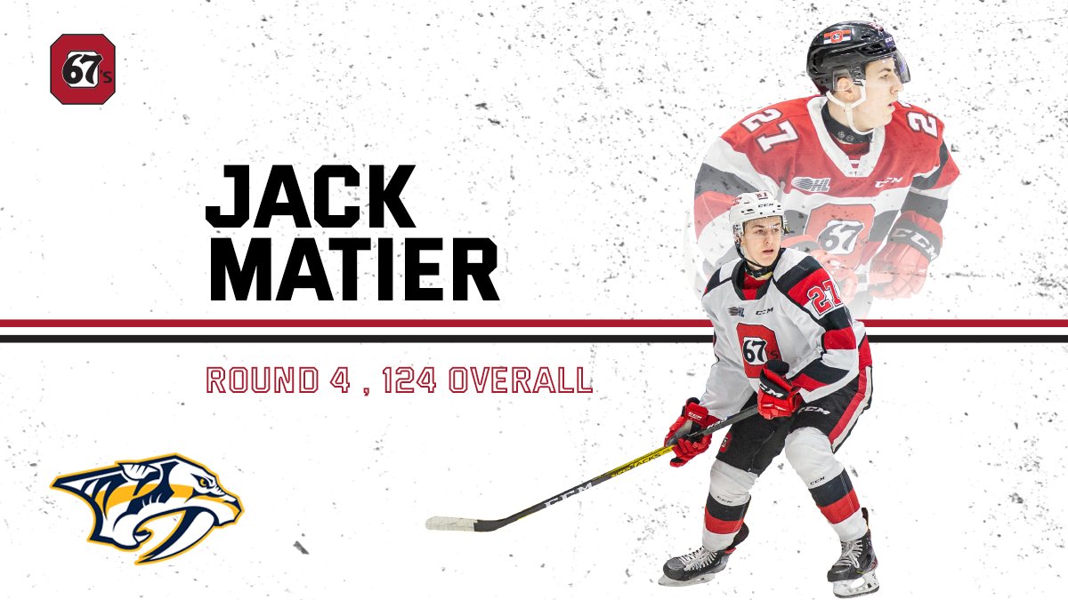 Ottawa67sHockey's tweet photo. Matier to Music City π€
#JackMatier | #NHLDraft https://t.co/Qyf2qR0lxs