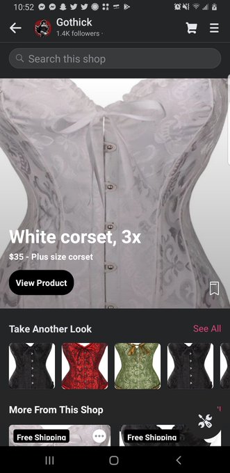 These corsets and more available now on the Gothick Facebook page. https://t.co/IKq7brGGEx   #BlackBusiness<a href="/tag/corset"class="tags"><span>#corset</span></a><a href="/tag/facebook"class="tags"><span>#facebook</span></a><a href="/tag/blackbusiness"class="tags"><span>#blackbusiness</span></a><a href="/tag/gothic"class="tags"><span>#gothic</span></a><a href="/tag/alternative"class="tags"><span>#alternative</span></a>