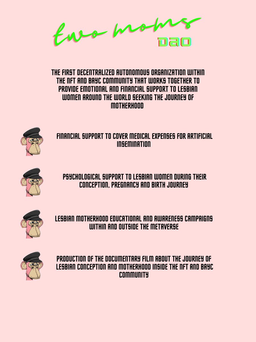 2momsdao's tweet photo. The metaverse community is coming to support lesbian mothers around the world 🌎 https://t.co/zL0GOlxsEf