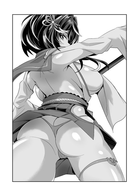 長門の背中はこんな感じ 