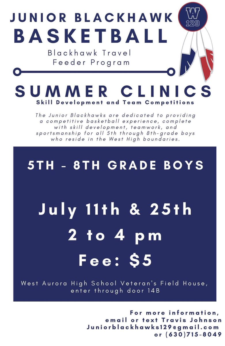 Tomorrow don’t miss out!!! #JuniorBlackhawks