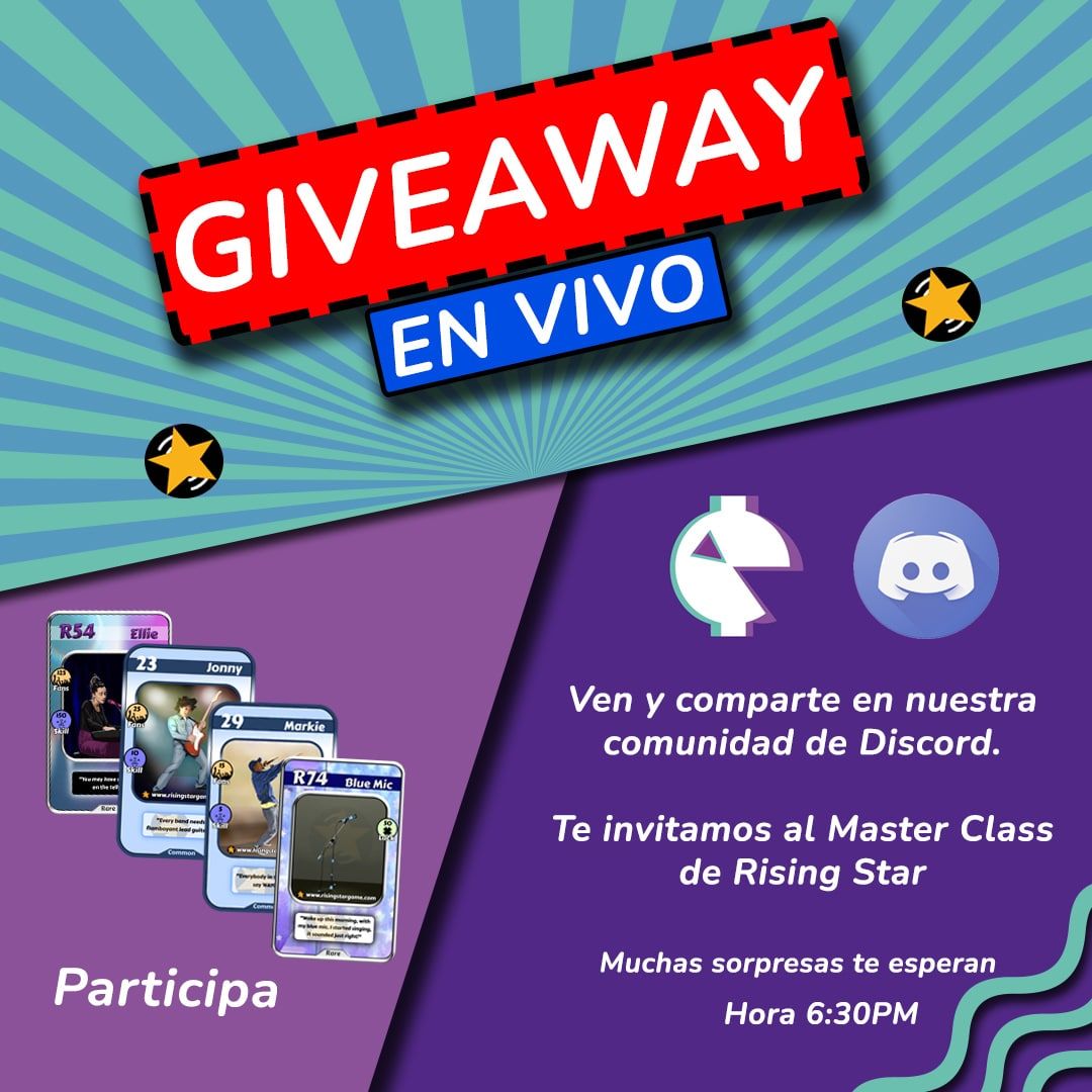 DCAM16095036's tweet photo. Buenas querida comunidad les invitamos el día de hoy 24/07/21 a nuestra Master class. Se efectuará en nuestro servidor de discord a las 8pm hora de Venezuela. No te lo pierdas abran sorpresas un giveawey de nfts del juego risingstar #Dcam #dcamstar
https://t.co/gTxHMMjQaq https://t.co/sipzNvhFU4