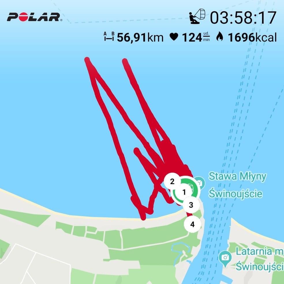 LabiakT's tweet photo. Takie sobie to było popołudnie nad #Bałtykiem w dobrym towarzystwie #Suchy (rap)… nie ma nudy #kitesurfing #Swinoujscie 👍💪🔥 https://t.co/IZ4ddTZsXI