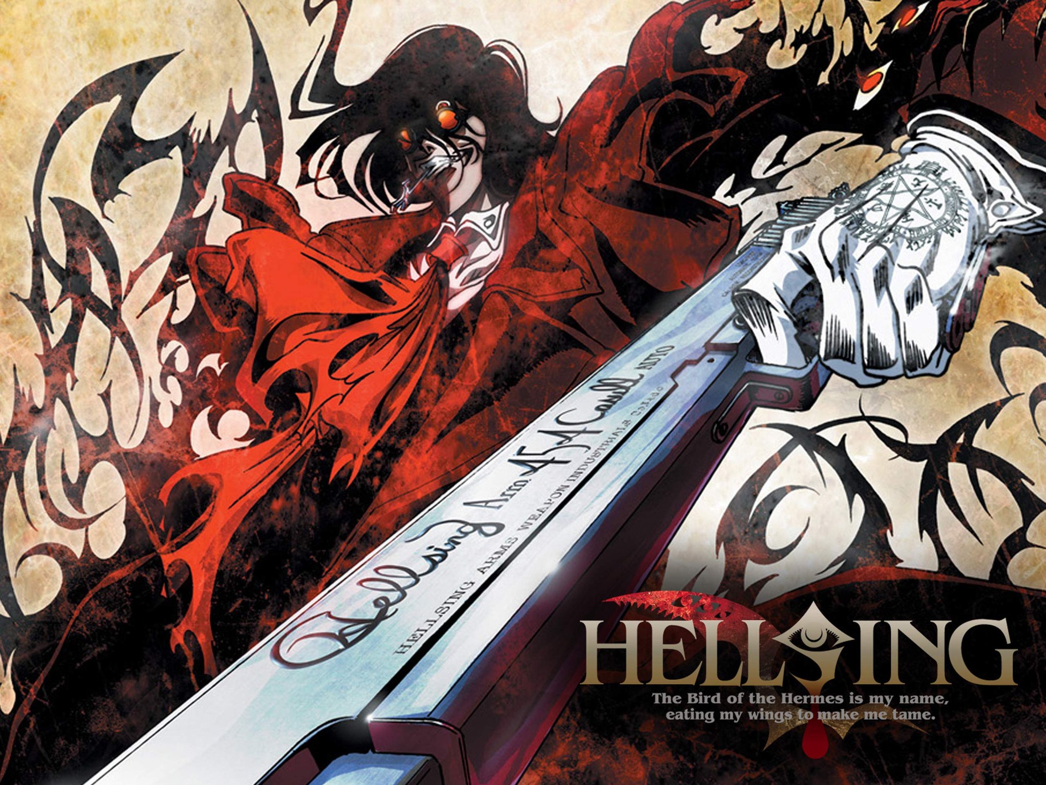 Personagens e elenco Hellsing. 