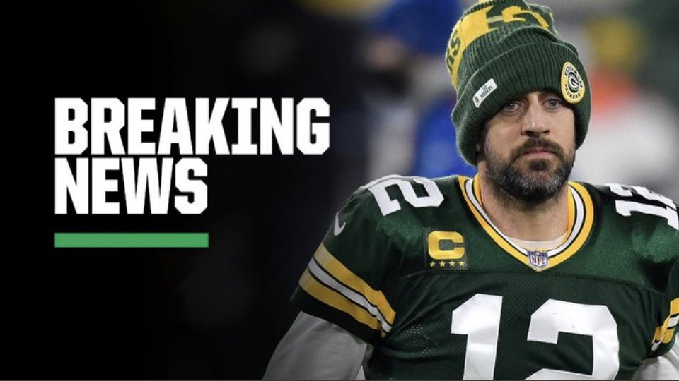 thetonesetters's tweet photo. 🚨 BREAKING NEWS 🚨 

When asked about his future in Green Bay, Packers QB Aaron Rodgers responded by saying “what the fuck why are you wearing a bomb vest and how did you find my house”, per @CookieJonesNFL. 

Wow. Big news up North. https://t.co/GRQJ4dq4TT