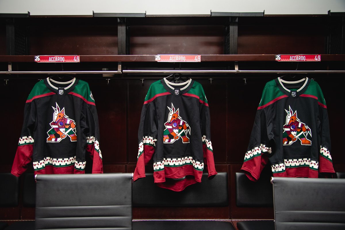 ArizonaCoyotes's tweet photo. Always with us. 🖤

#LA49 https://t.co/qCtrLdATID