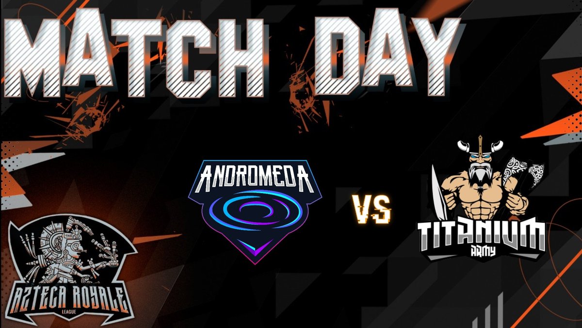 Azteca Royale League (@aztecaroyale) on Twitter photo #CR ¡¡CUARTOS DE FINAL!!
Concluimos con enfrentamiento muy intenso donde se juegan el pase a semifinales!! 🏆
@AndromedaGGWP vs <a href="/TitaniumArmyGG/">⭐ Titanium Army ⭐</a>
⏰ 8:45 PM 🇲🇽
#WeAreAztecas #CR ¡¡CUARTOS DE FINAL!!
Concluimos con enfrentamiento muy intenso donde se juegan el pase a semifinales!! 🏆
@AndromedaGGWP vs <a href="/TitaniumArmyGG/">⭐ Titanium Army ⭐</a>
⏰ 8:45 PM 🇲🇽
#WeAreAztecas