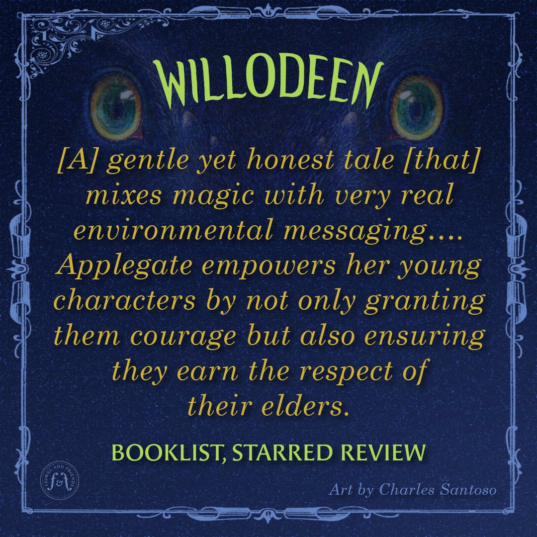 kaaauthor's tweet photo. I'm so grateful for the kind words about WILLODEEN, @ALA_Booklist! 💜✨

Readers, you can learn more about my new #mglit book here: https://t.co/mA1NnTLaLJ @mackidsbooks https://t.co/bmfxU7ZXHM