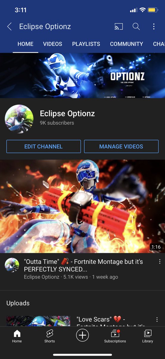OptionzJr's tweet image. 9,000 Subscribers! 🥳
