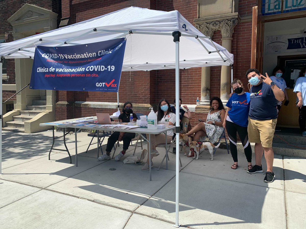 We’re out in East Boston today helping get folks vaccinated!! The threat of the Delta variant makes it even more pressing that we make sure everyone can get the vaccine. <a href="/MasconMedical/">Mascon Medical</a> <a href="/LastMileVaccine/">Last Mile Vaccine Delivery</a> <a href="/wegotusproject/">We Got Us Project</a> @EBNHC #gotvax