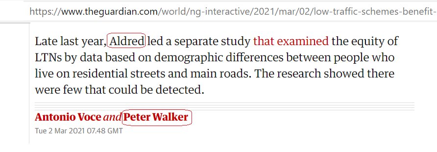 @peterwalker99 Perhaps they've noticed the LTN studies are by the same people, referencing their own work, funded by those looking for results that support LTNs and presented as evidence by LTN friendly journalists. You guys aren't corrupt, there's no conspiracy, you just play the game well. 🤷🏾‍♂️