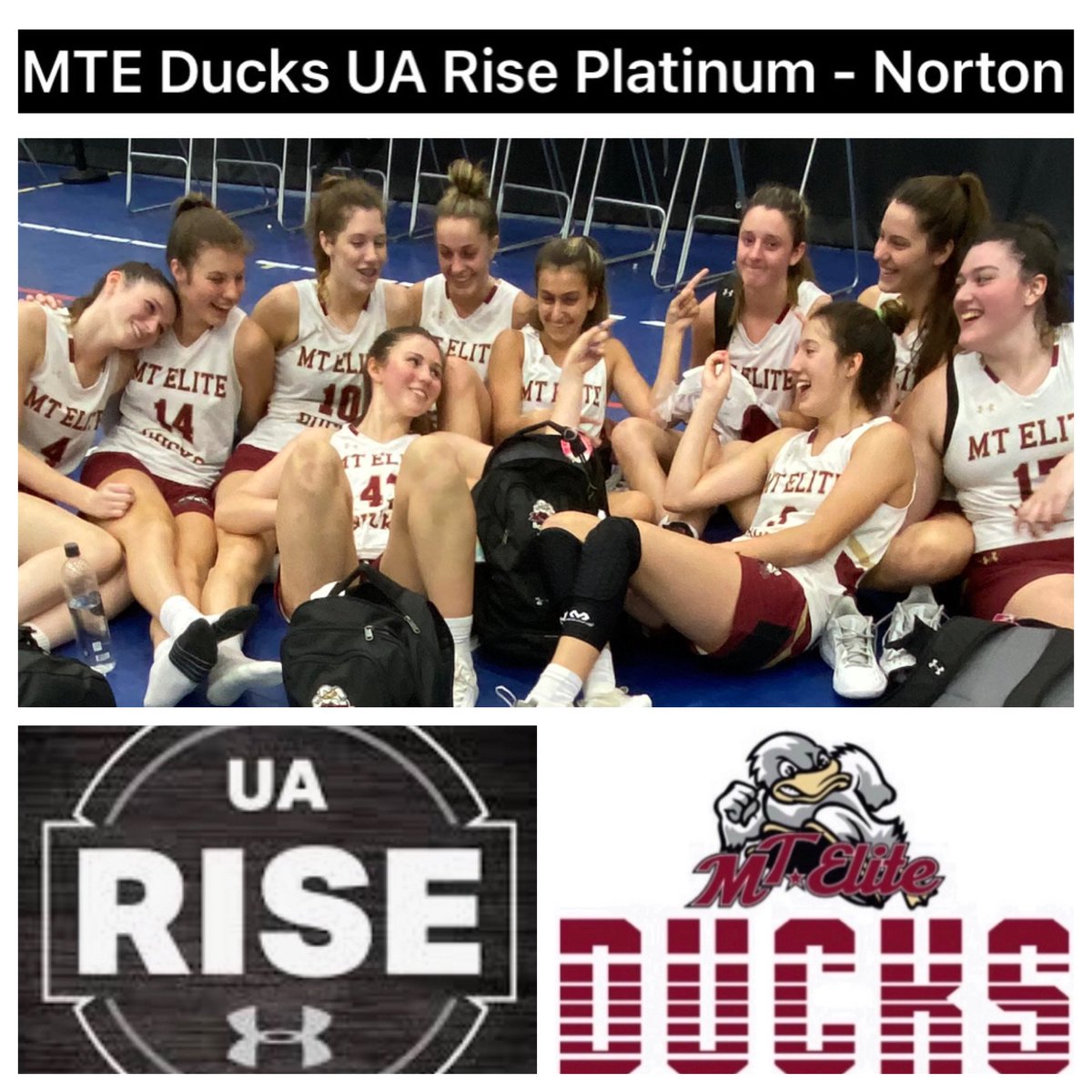 MTEliteDucks's tweet photo. MT Elite Ducks Under Armour Rise Platinum earns their 7th win @GirlsUAA Rise w/ 48-40 win over WPA Bruins National! Platinum stepped up their screen defense,  rebounding &amp; off ball movement to complete the 2-0 day! #MTEDFamily #LoudestTeamInGym #TrueTeamWin #UnderArmourLeague https://t.co/Iq8hgX17UN