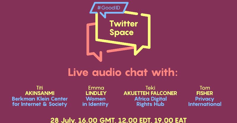 hub_adr's tweet photo. Join the @GoodID  Twitter Space on July 28, 16GMT! Studio microphone🎙️ as @Nuerteki will be sharing her thoughts on the diverse global challenges with digital ID Earth globe Europe-Africa

Click here to set a reminder: https://t.co/0Kq36ISISq

#GoodIDThumb #ADRH  #GoodIDChat https://t.co/jIkT2vIKsp