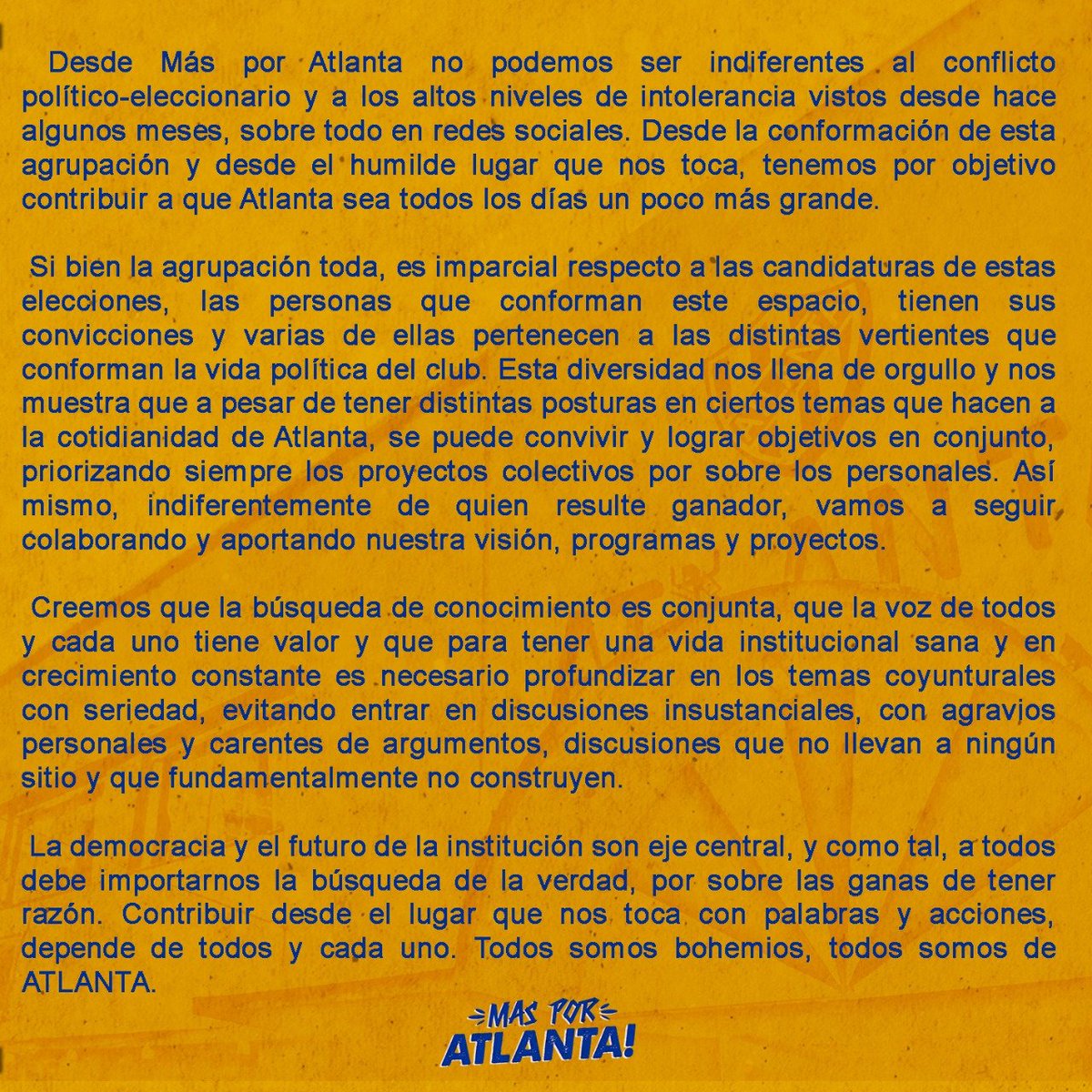 AtlantaMas's tweet photo. Reflexionemos juntos! 🙌 https://t.co/te9YRFNoPT