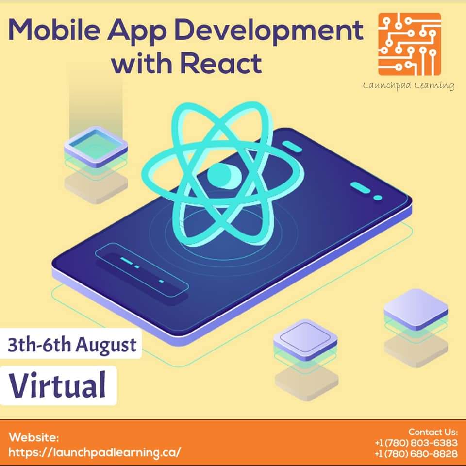 LaunchPadLearn1's tweet image. Why React Native - 
1)React Native enables you to learn one set of skills &amp;amp; use it to build for multiple platforms
2)React is the most popular ones that help you build custom HTML elements, which develop powerful apps in a short time

#codingforkids #learnreactnative #summercamp
