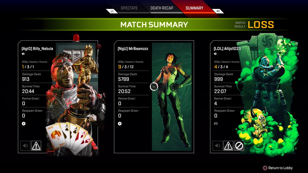 Mrbeamzzz's tweet photo. Gotta love randoms #apexlegends #arenas #PS4share https://t.co/MALLRFlJdo