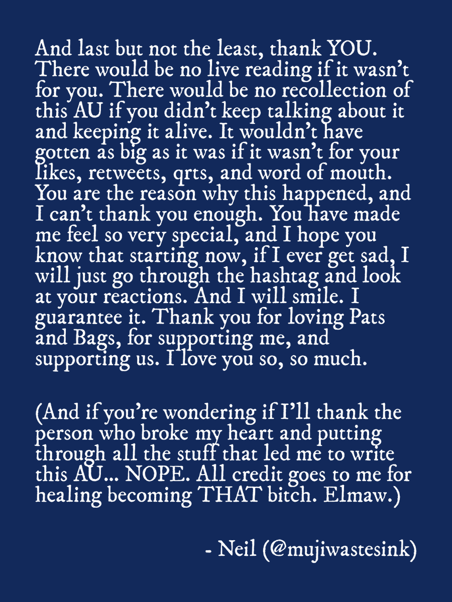 mujiwastesink's tweet photo. For you. I love you guys so much. #OSSSALiveReading https://t.co/Um1VKj0e9v