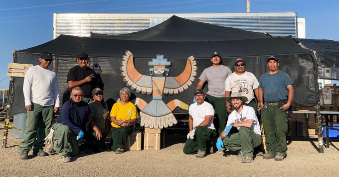 Zuni Pueblo Camp Crew- Bootleg Fire