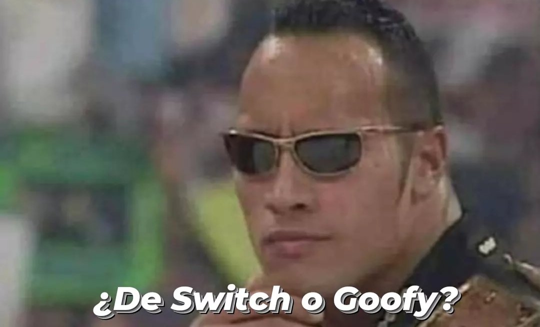 Cuando en la narración de Skate en los Juegos Olímpicos dicen que viene de reversa haciendo un truco nuevo con cera de agarre en la tracción.