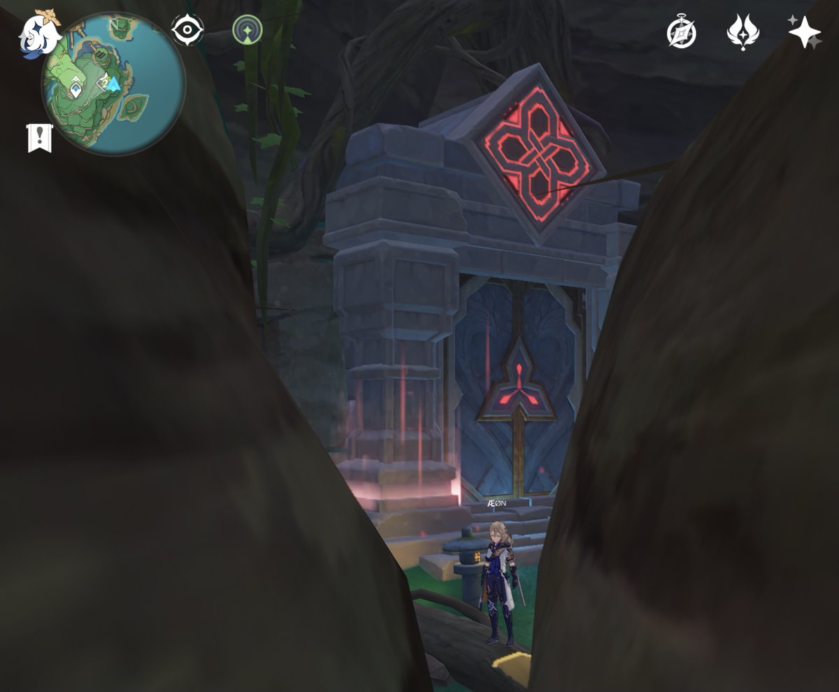 I like glitching through walls, but you don’t usually stumble upon secret shortcuts like this little tunnel #GenshinImpact