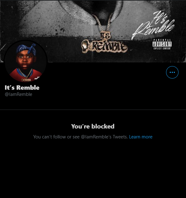 ABMUndeadReal's tweet photo. Ayo? Tf did I do? @IamRemble
#Rap #ItsRemble https://t.co/bMdjxjSczY