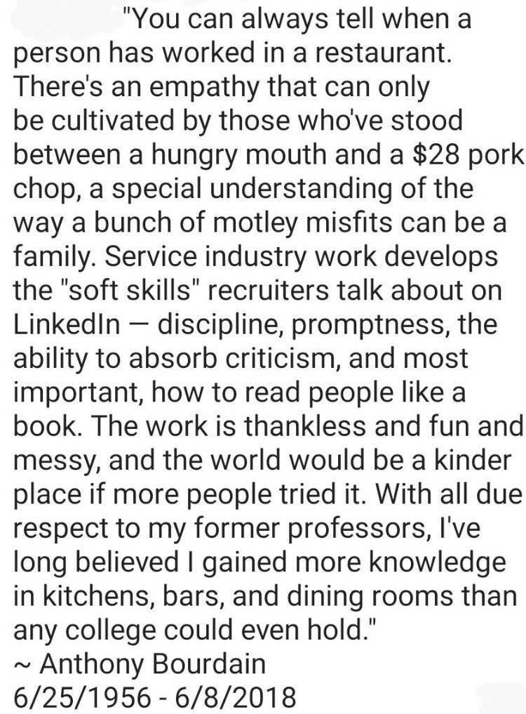 denisemcbrien's tweet photo. I read this over and over! I love this. It’s me, it’s true hospitality 💚 https://t.co/7Aj0ugbDn2