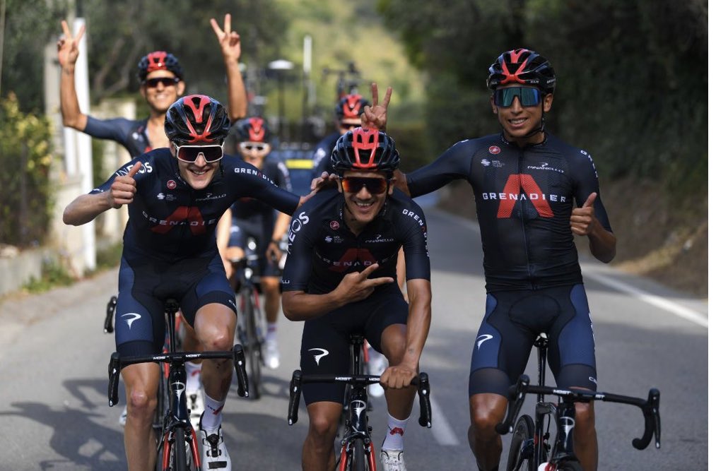 Por si acaso :
Le agradecemos de corazón al grupo INEOS por haber proporcionado las Bicicletas, Masajista, agua,
Etc. a #CarapazDeOro y @NarvaezJho lo que ayudó de forma determinante a la conquista del campeonato olímpico.
#GraciasINEOS 
@INEOSTEAMUK  @INEOSGrenadiers