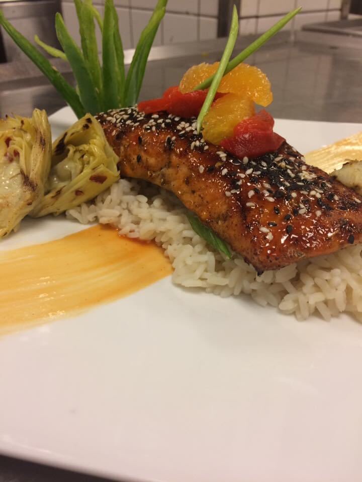 Chef_VNell's tweet photo. Sesame Teriyaki Salmon &amp; Grilled Artichoke Hearts #chefvnell #cheflife #chefsofinstagram #foodnetwork #creolefood #chefworld #truecooks #cajun #cajunfood #foodnetworkmagazine #jamesbeard #goodfoodgoodlife #chefstable#kitchenbeast#ironchef #gottahaveit #michelinstar https://t.co/JOv3paaxe4