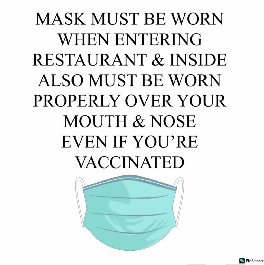 MrWrapsHoboken's tweet photo. With the 32 cases of Covid being reported in Hoboken &amp; All we’re fully vaccinated. We would like everyone that comes in to wear a mask &amp; wear it properly. #MrWraps #Hoboken #MoreThanWraps https://t.co/8A6WQGnYvy