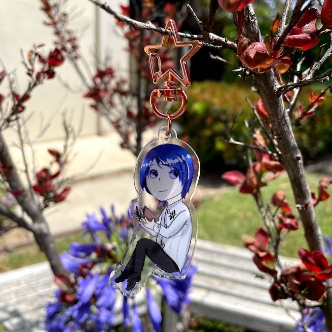 Haven't posted here in a while, but just wanted to let y'all know Yusuke from Persona 5 charms are up as well as preorders for Mic pins :)