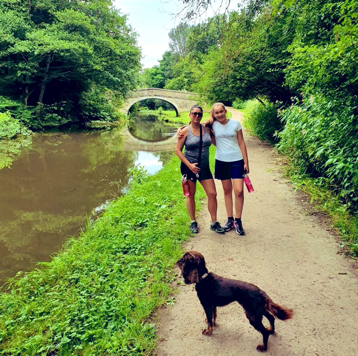 Nice little 15k in the bag…… dragged the daughter out too! Never wants to come but always glad she did when we finish 😎 #girlswhowalk #stretchthelegs #summerhols #daughter #love #evie