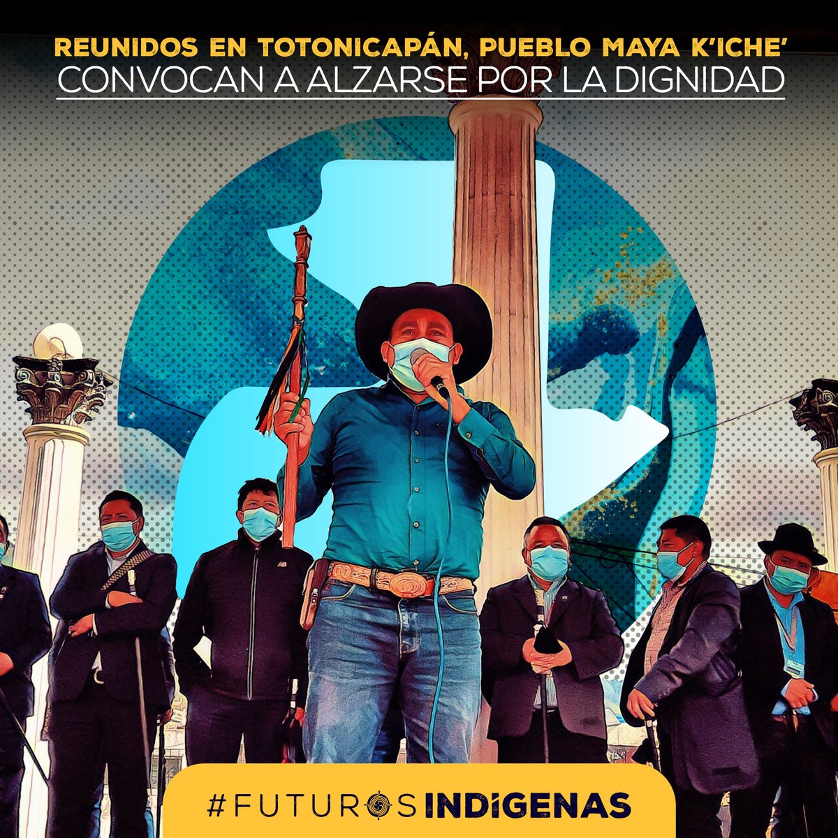 En medio de la pandemia el gobierno de #Guatemala roba el dinero de las vacunas y militariza el país. El Fiscal Anticorrupción es despedido sin justificación y la gota derramó el vaso. Desde las 4 esquinas del país los pueblos indígenas se alzan en #ParoPorLaDignidad.

Hilo 🧵