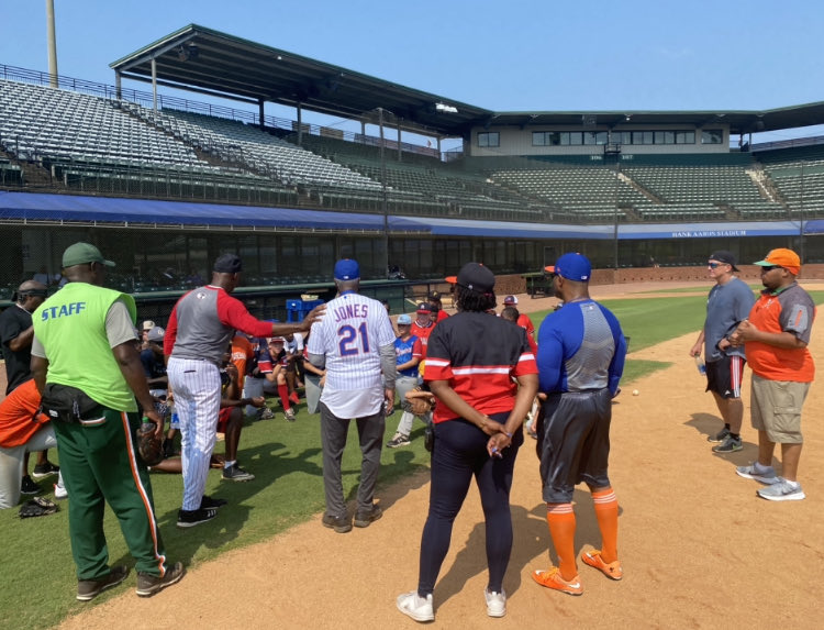 Baseball_bscc's tweet photo. The Cleon Jones Legends of Legacy baseball camp was a huge success... Thank you to ⁦@City_of_Mobile⁩ ⁦@mobparksandrec⁩  ⁦@mobile_seg⁩ ⁦@MCPSSathletics⁩ ⁦@bbatthehank⁩ ⁦@alabamapower⁩ ⁦⁦@Mets⁩  #bishopstatement https://t.co/LcCPQ1k7qw