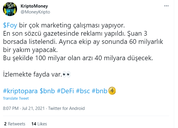 avaxial_thrust's tweet photo. Scammer, saadet zinciri reklamı yapan fenoları paylaşıyorum. Varsa siz de link vs. atabilirsiniz. #FOY'dan başlayalım.
@CoinDelisi @MoneyKripto @TradeWars_10 https://t.co/ZdxMapsXR3