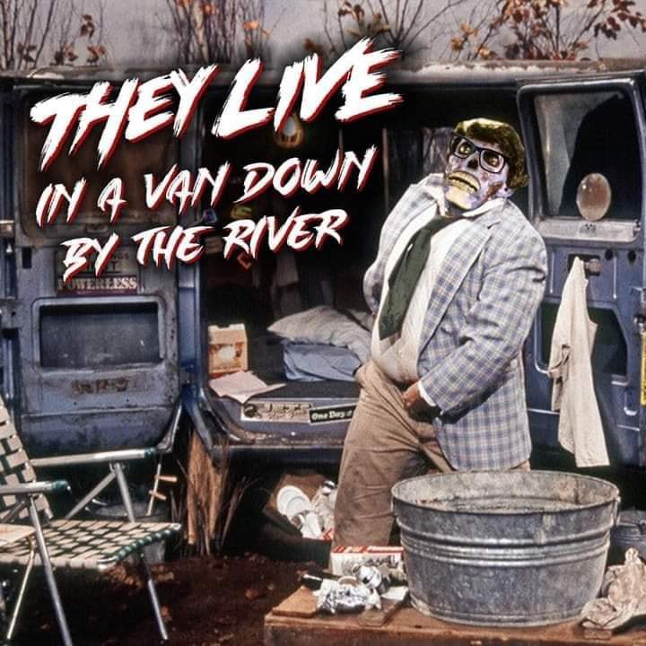 PeterPropaganda's tweet image. #TheyLive #MattFoley #JohnCarpenter #ChrisFarley #SNL