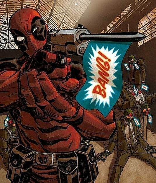 llWadeWilsonll's tweet photo. -New York Limanı'na Yakın Bir Yer-

[   ] şeklindeki konuşmalar Deadpool'un iç sesidir. https://t.co/3IokUsuaWi