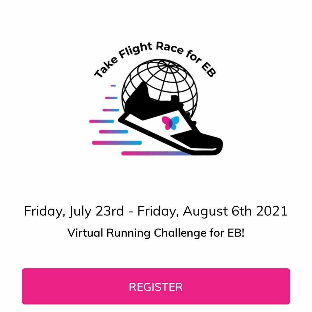 WishlistCTW's tweet photo. EB Research Partnership's annual #TakeFlight 5K has begun!  Please join us to help #HealEB by walking or running to find a cure.  Donating or sharing is also greatly appreciated!

Registration for the event includes an EBRP-branded water bottle to keep you hydrated and your … https://t.co/ZFPXuGFVIQ