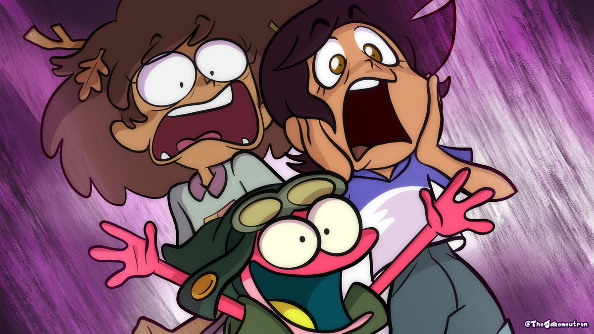 TheJakeneutron's tweet image. THAT AMPHIBOWL HOUSE CROSSOVER WAS SO FUN WHDISBSUEHE #TheOwlHouse #Amphibia #ComicConAtHome
