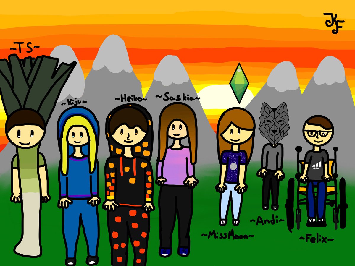 OMissMoonlightO's tweet image. Die Mondlicht-Gang 😍
Danke für die cute Zeichnung @Kiju22121 
Love you all ❤️