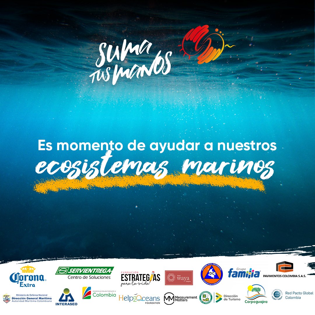 SumaTusManosCol's tweet photo. Este 31 de julio es el momento perfecto para hacer parte de esta gran iniciativa y hacer que el futuro de nuestros ecosistemas marinos sea diferente. Conoce más info sobre esta iniciativa en https://t.co/luo3mhpbUO https://t.co/yob2WPg4sJ