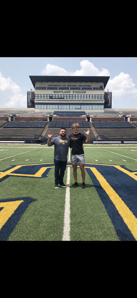 Had a great visit at UCO this week! Thanks Coach Ornelas @TheGodfather_O #gobronchos