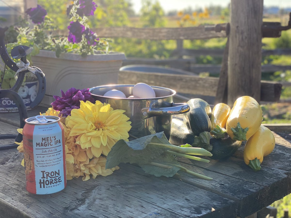 RepIrwin's tweet image. Farm chores are better with a breeze and a beer @IronHorseBeer