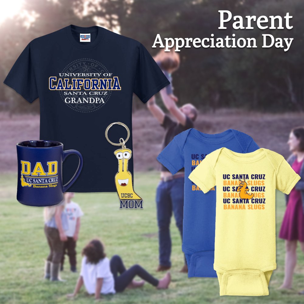 UCSCBayTree's tweet image. National Parent Appreciation Day! Treat your parent to some Slug merch. 👨‍👩‍👦

#ucsc #ucsantacruz #santacruz #baytreebookstore #ucslugs #UCSCstyle
