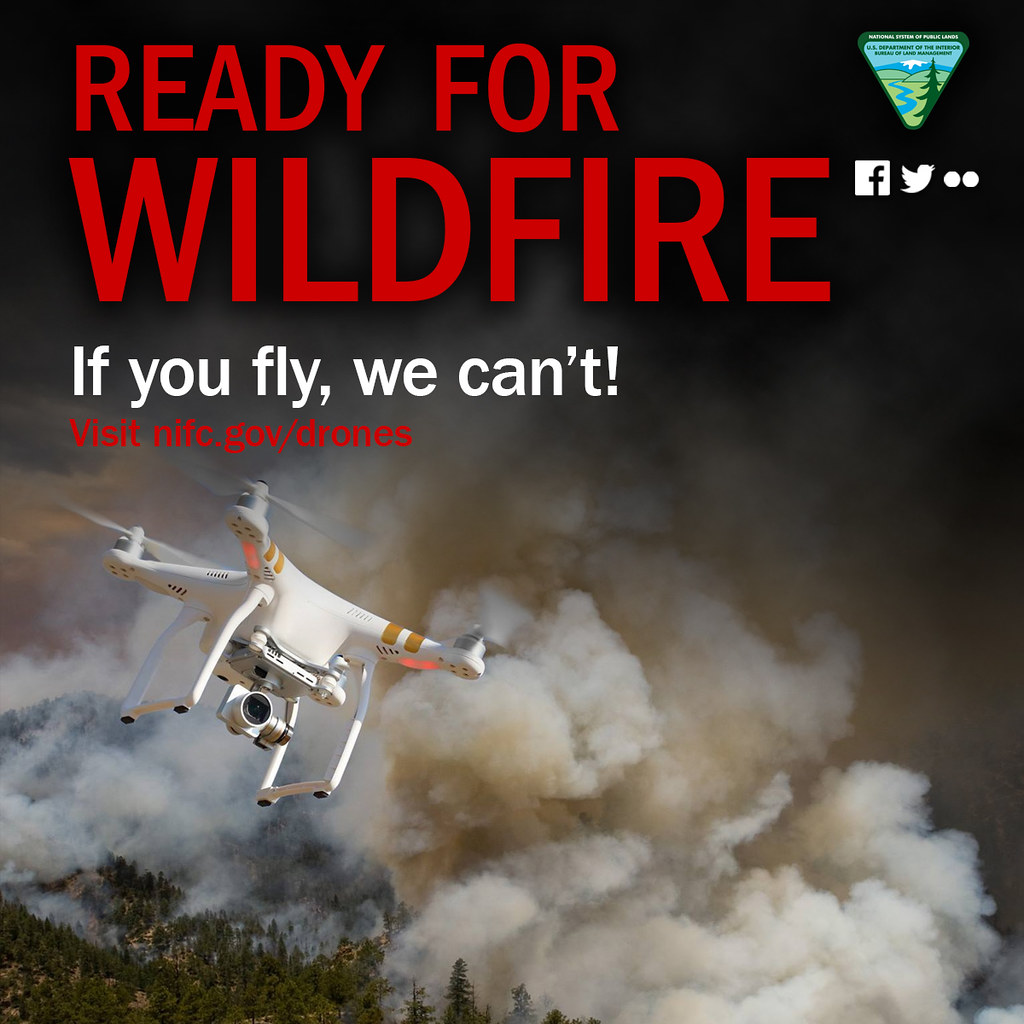 Tamarack_Fire's tweet photo. The #TamarackFire has experienced multiple TFR incursions. If aircraft or drones are spotted near a wildfire within the TFR, firefighting aircraft must land due to safety concerns. Help keep our firefighters and pilots safe by checking before you fly. If you fly… we can’t! https://t.co/nk4zuSJsOW