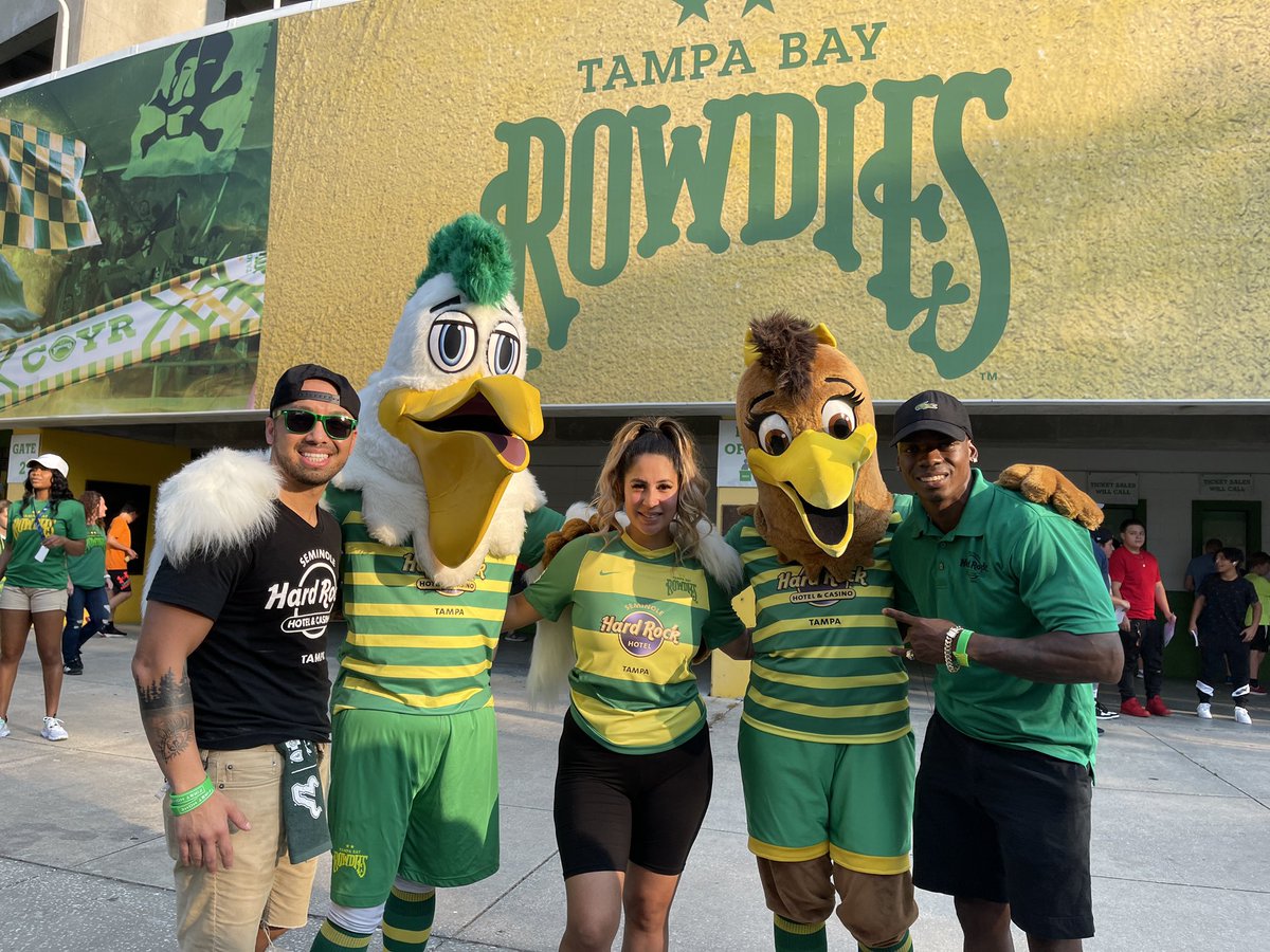 Let’s Go Tampa Bay Rowdies!!! ⚽️ <a href="/TampaBayRowdies/">Tampa Bay Rowdies</a> @HardRockGirls @HardRockGuys