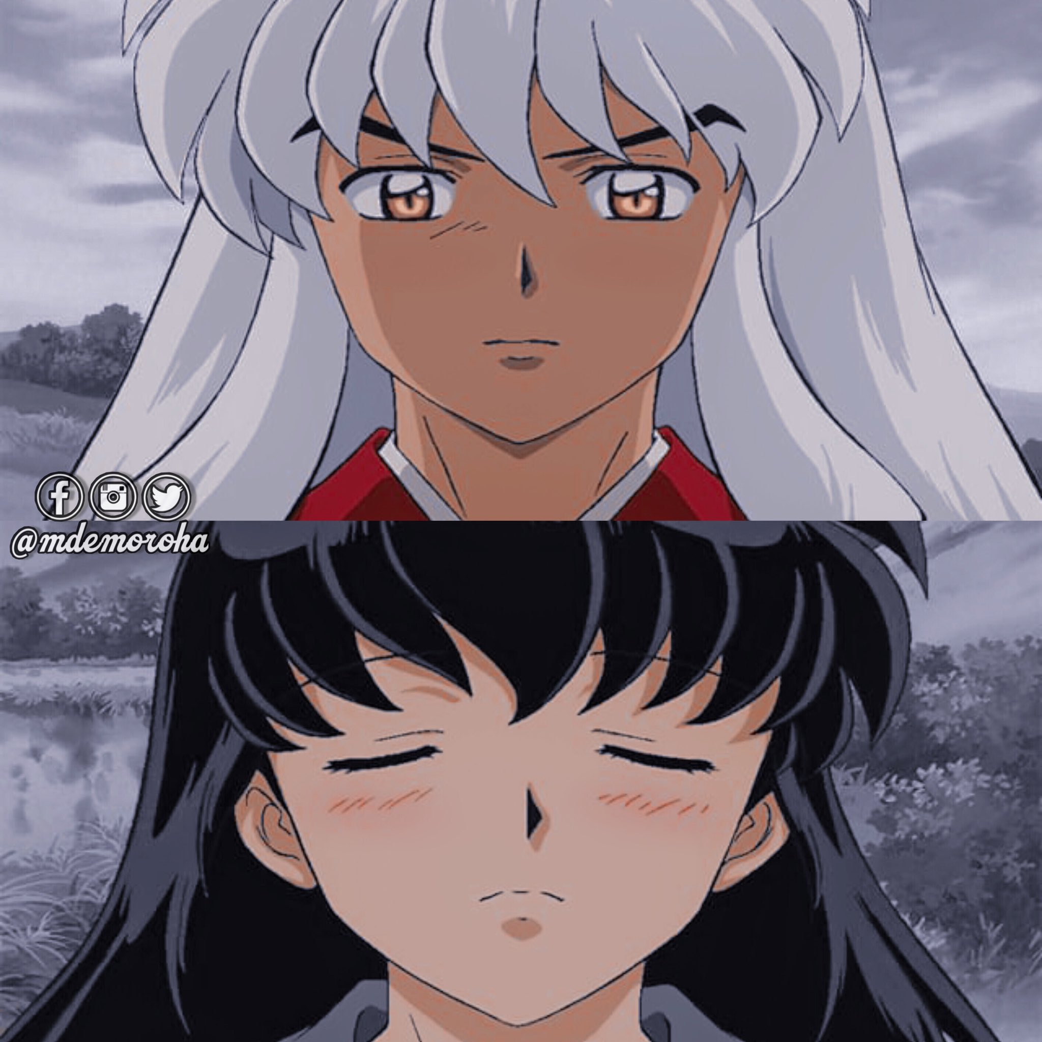мαgυѕ ✿ al Twitter: "❝ 𝑰𝒏𝒖𝒚𝒂𝒔𝒉𝒂 𝒂𝒏𝒅 𝑲𝒂𝒈𝒐𝒎𝒆'𝒔 𝑷𝑶𝑽 ❞  Thinking of InuKag height difference and how Kagome will have to stand on  tiptoe to reach his lips ♡ #犬夜叉 #かごめ #犬かご #